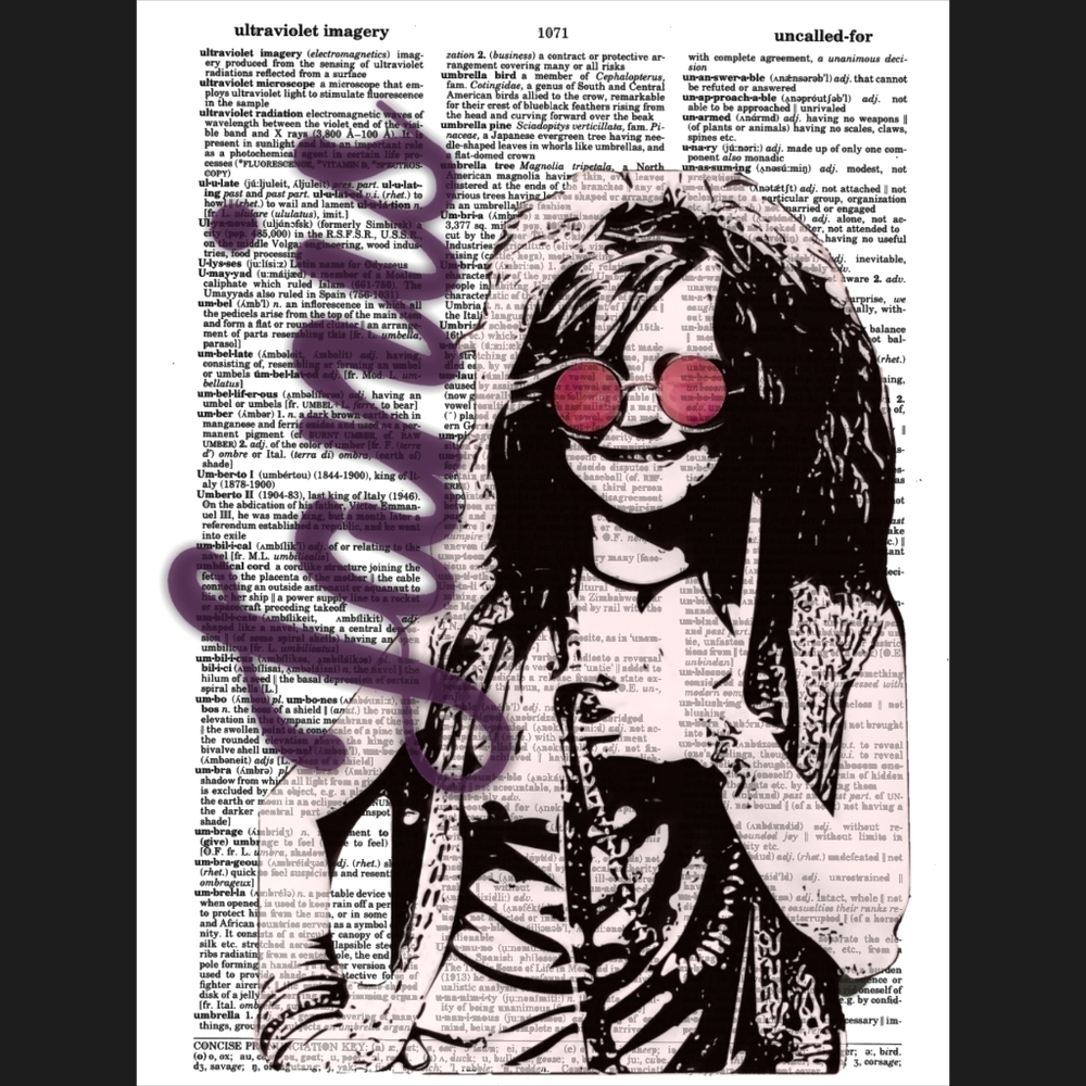 Janis Joplin Dictionary Art Print Music Decor